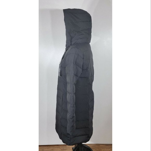 Cole Haan Asymmetric-Zip Puffer Jacket, Black, Women's Size Medium, NWT - Picture 5 of 9